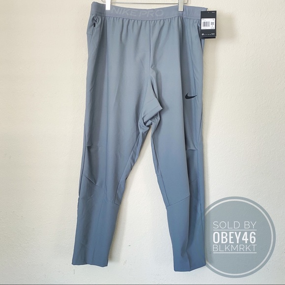 Nike Other - Nike Pro Flex Dri Fit Grey Training Jogger Pants